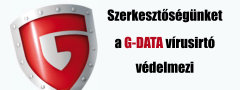 Szerkesztőségünket a GDATA vírusirtó védelmezi