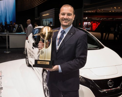 A World Car Awards díjátadón a vadonatúj 2018-as Nissan LEAF lett a 2018-as év zöld autója
